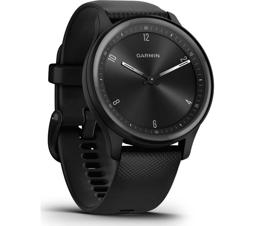 GARMIN vivomove Sport - Black, Silicone Strap, Small