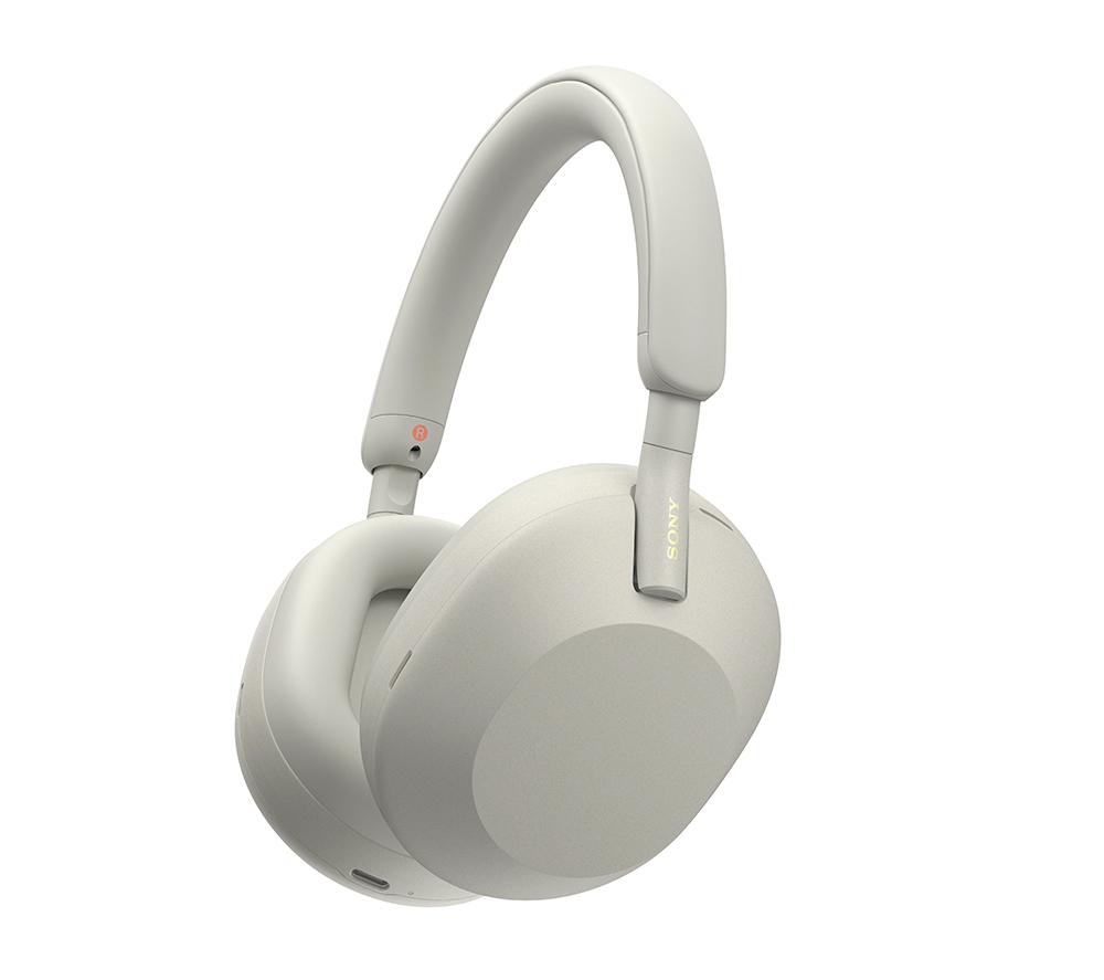 SONY WH-1000XM5 Wireless Bluetooth Noise-Cancelling Headphones - Silver