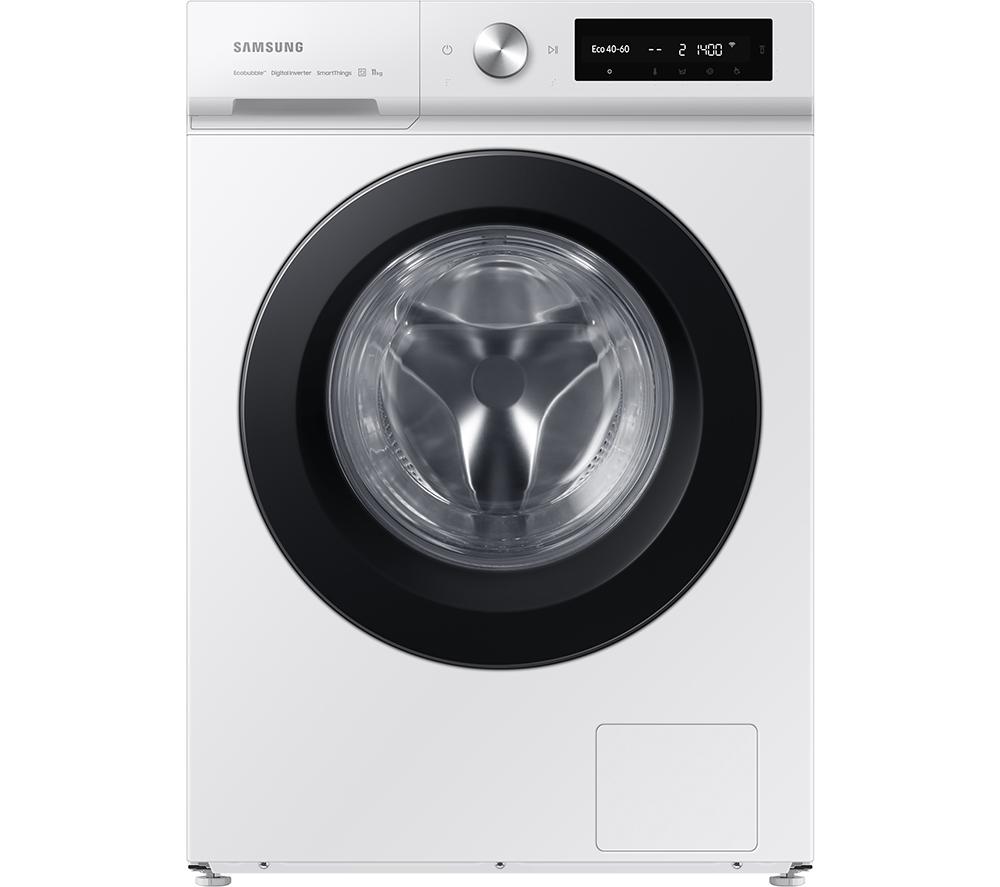 SAMSUNG Bespoke Series 5 AI Energy WW11BB504DAW/S1 11 kg 1400 Spin Washing Machine - White, White