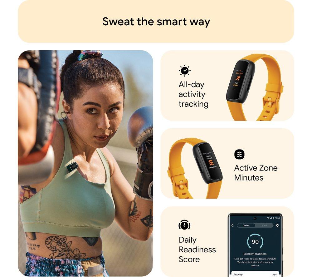 Montre Connectée Fitbit Inspire - Tracker Fitness Neuf Avec étiquettes - Adulte Unisexe