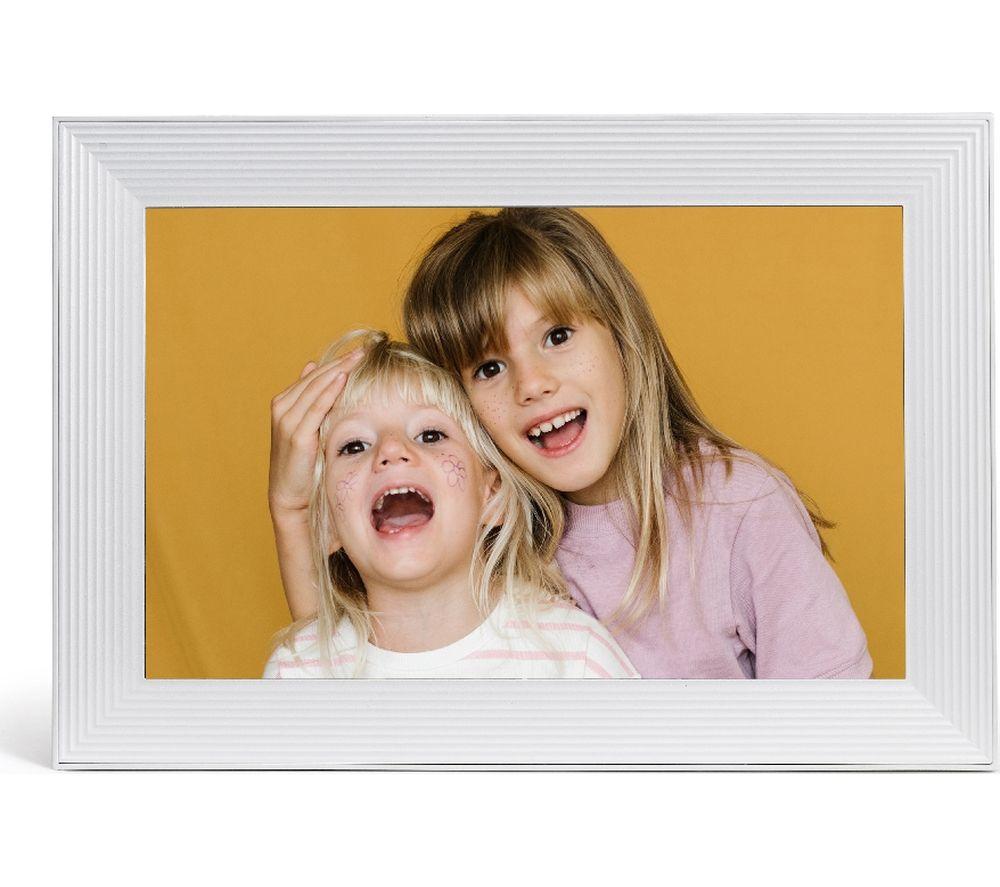 AURA Carver 10.1inch WiFi Digital Photo Frame - White