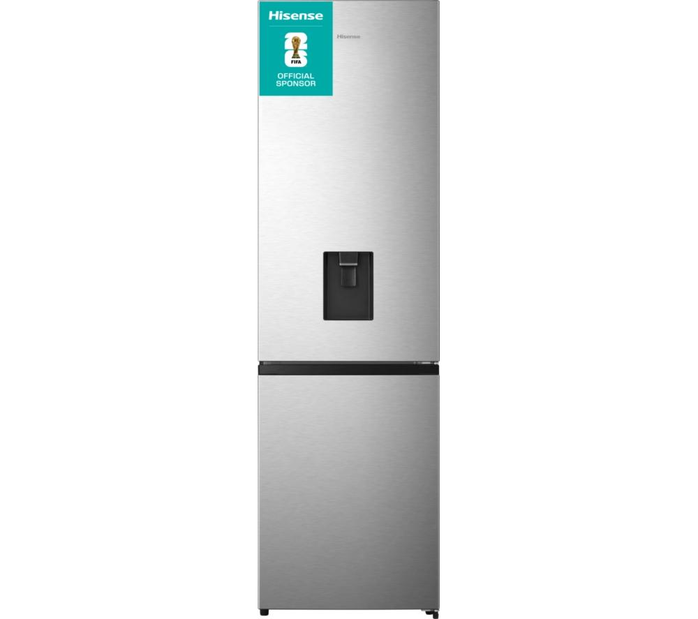 HISENSE RB435N4WCE 60/40 Fridge Freezer - Stainless Steel