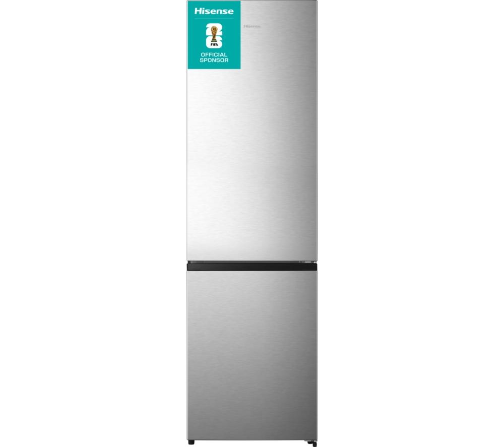HISENSE RB435N4BCE 60/40 Fridge Freezer - Stainless Steel