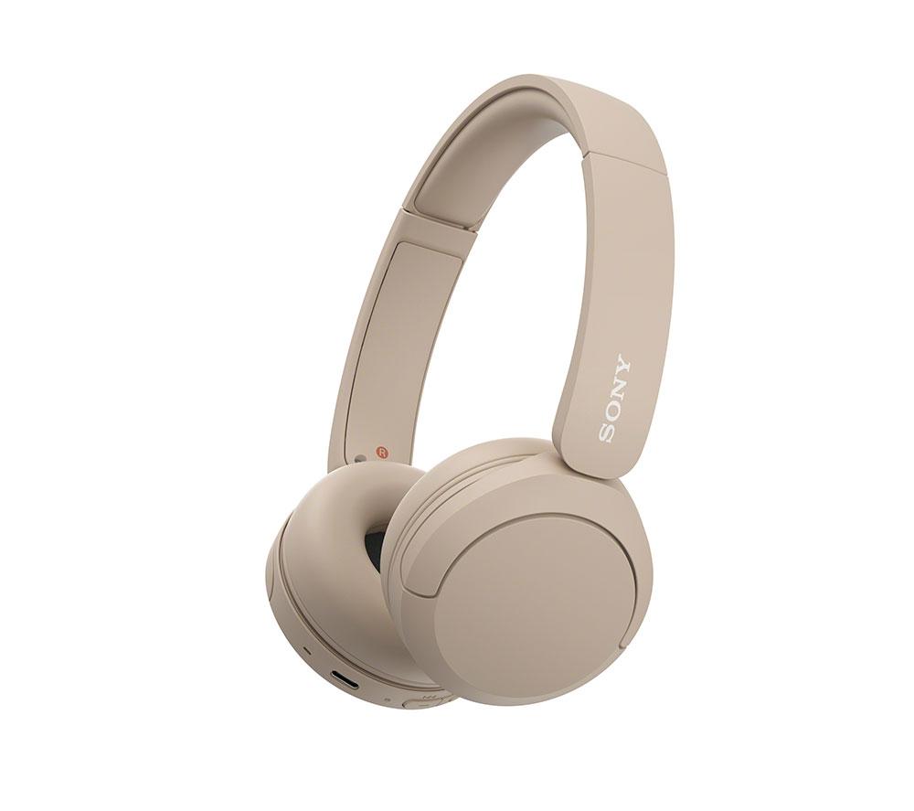 SONY WH-CH520C Wireless Bluetooth Headphones - Beige