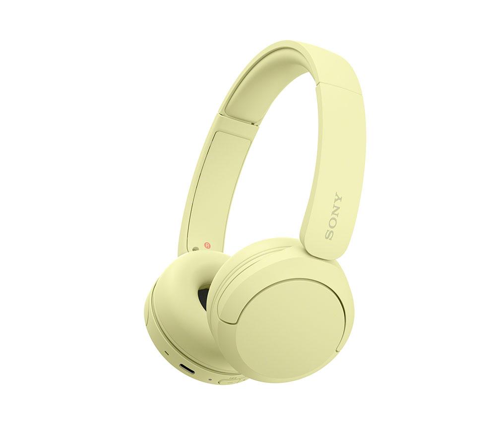 SONY WH-CH520Y Wireless Bluetooth Noise-Cancelling Headphones - Yellow
