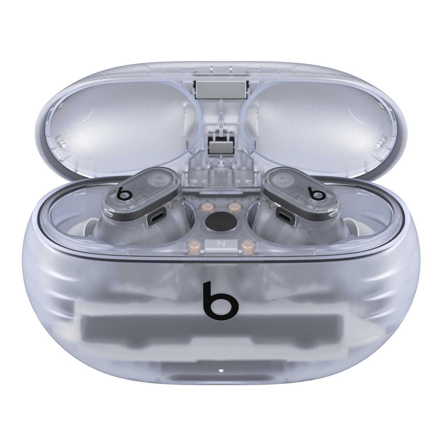 BEATS Studio Buds  Wireless Bluetooth Noise-Cancelling Earbuds - Clear