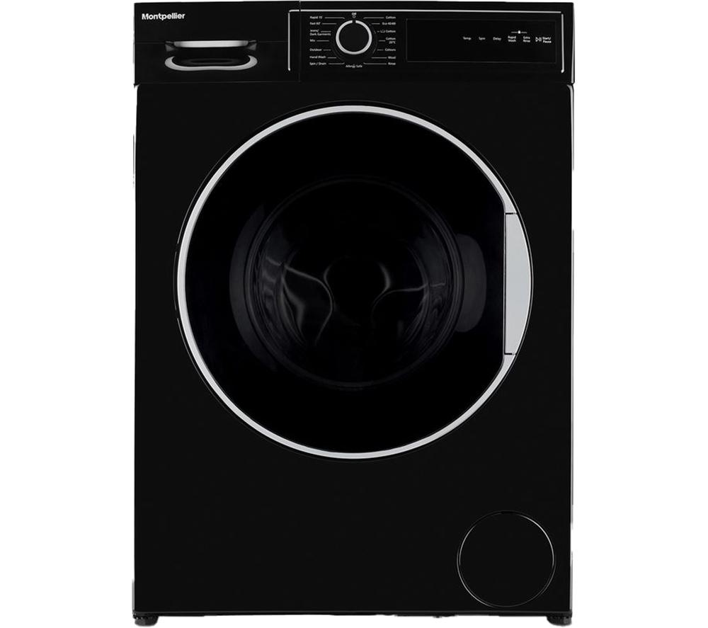 MONTPELLIER MWM814BLK 8 kg 1400 Spin Washing Machine - Black, Black
