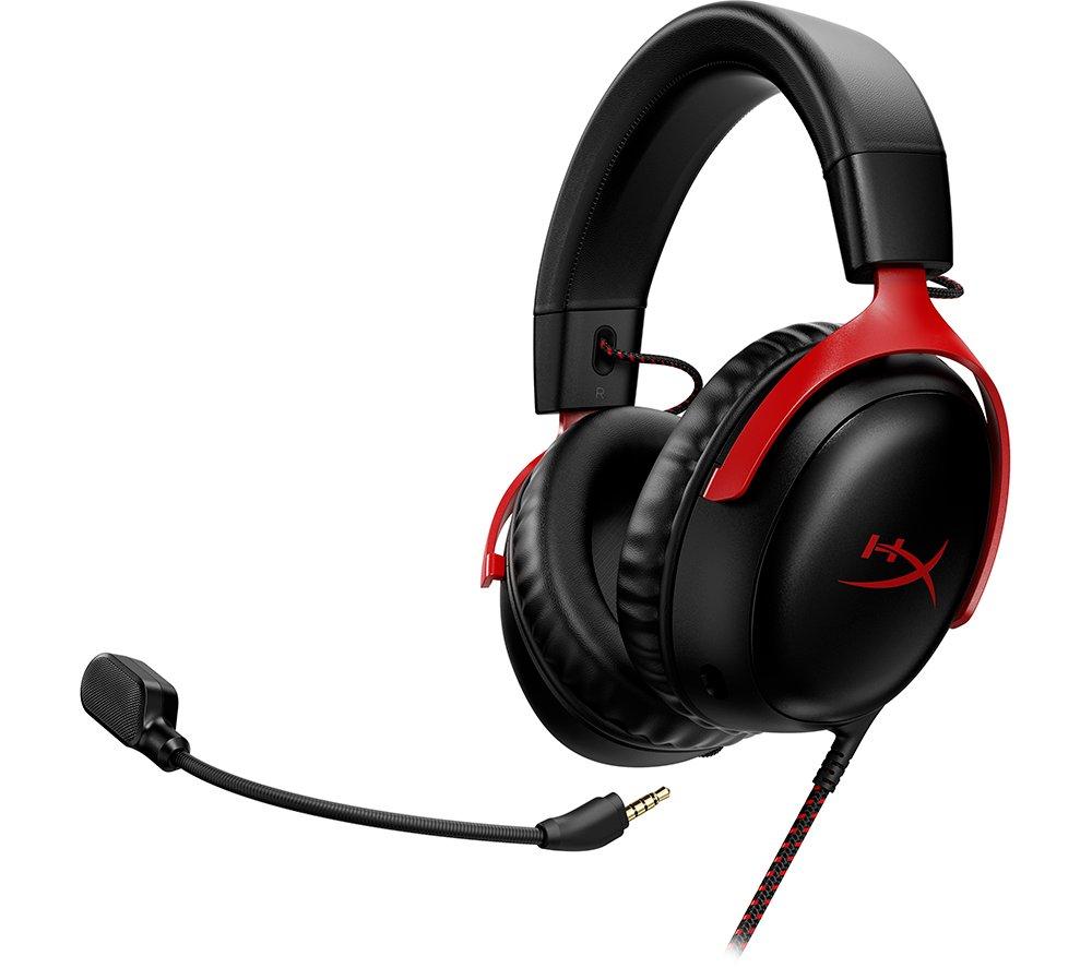 HYPERX Cloud III Gaming Headset - Black & Red