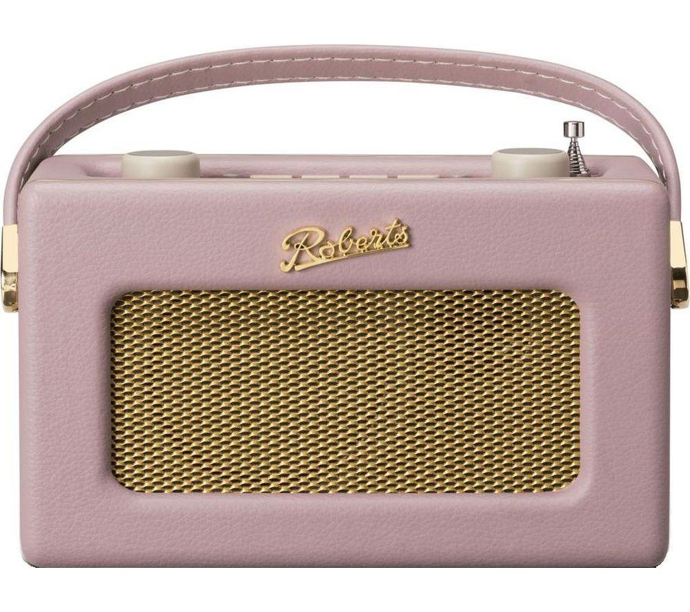 ROBERTS Revival Uno BT Portable DAB+/FM Retro Bluetooth Radio - Dusty Pink