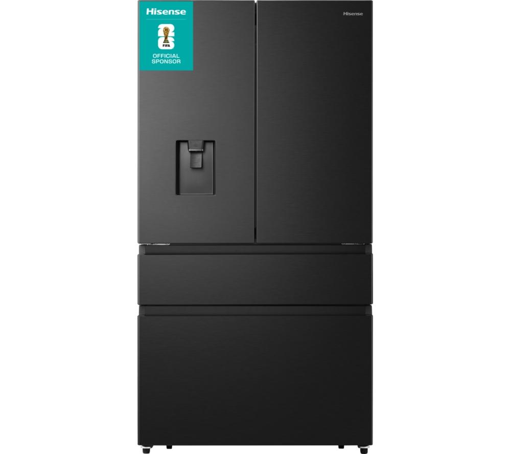 HISENSE PureFlat RF749N4SWFE Fridge Freezer - Black Stainless Steel