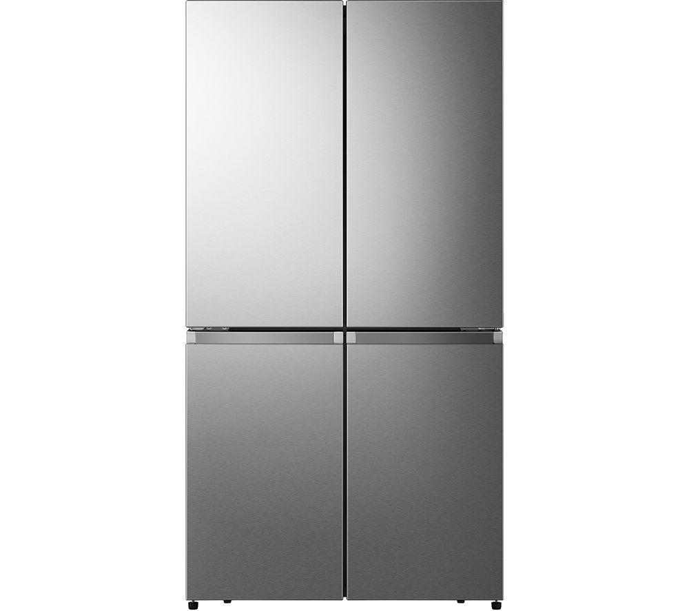 HISENSE PureFlat RQ758N4SASE Smart Fridge Freezer - Stainless Steel