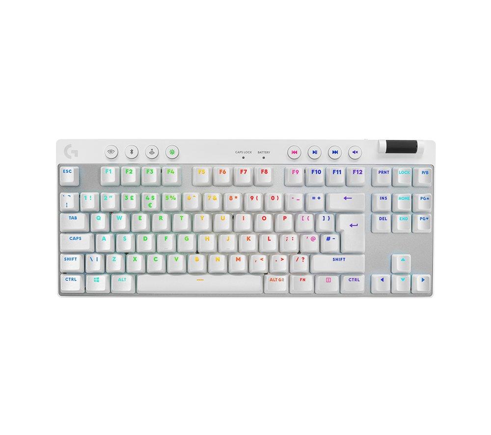 LOGITECH G Pro X TKL LIGHTSPEED Wireless Gaming Keyboard - White