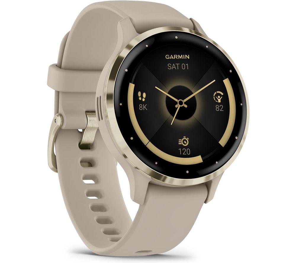 GARMIN Venu 3S - Soft Gold & French Grey