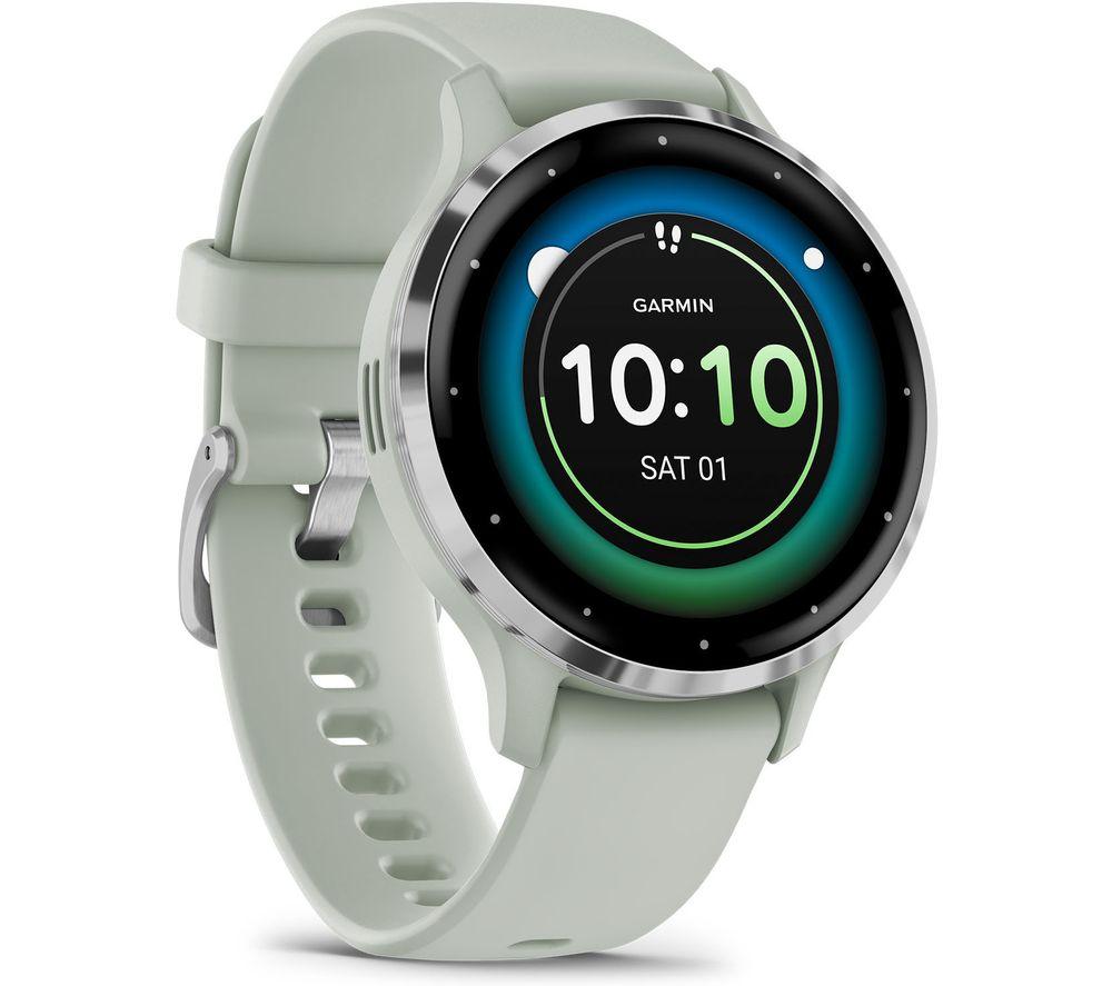 GARMIN Venu 3S - Silver & Sage Grey
