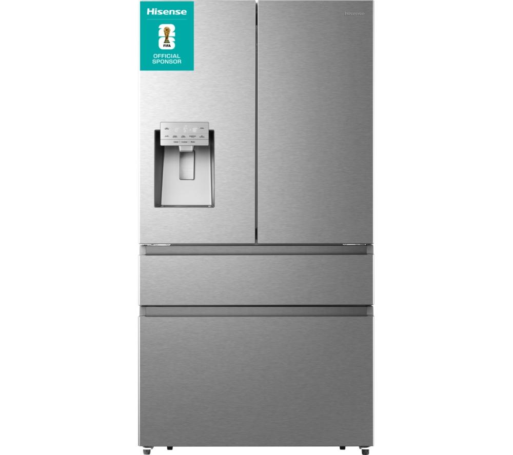 HISENSE PureFlat RF728N4SASE Smart Fridge Freezer - Stainless Steel