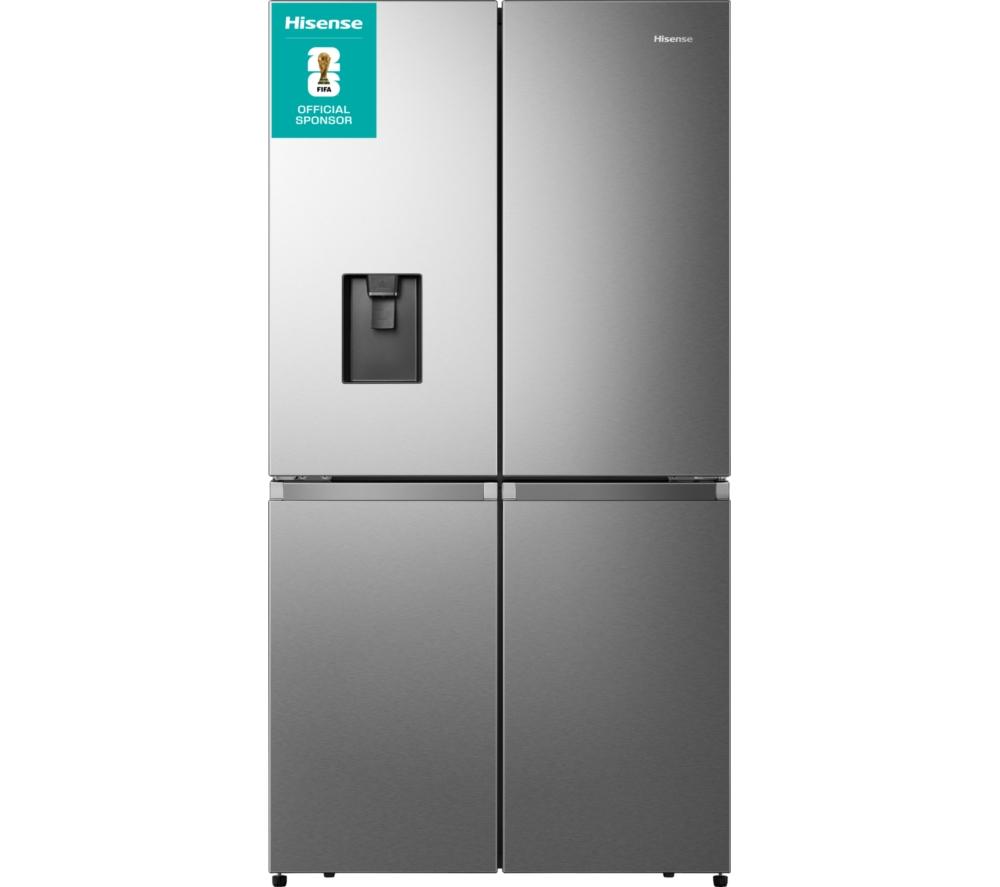 HISENSE PureFlat RQ758N4SWSE Smart Fridge Freezer - Stainless Steel