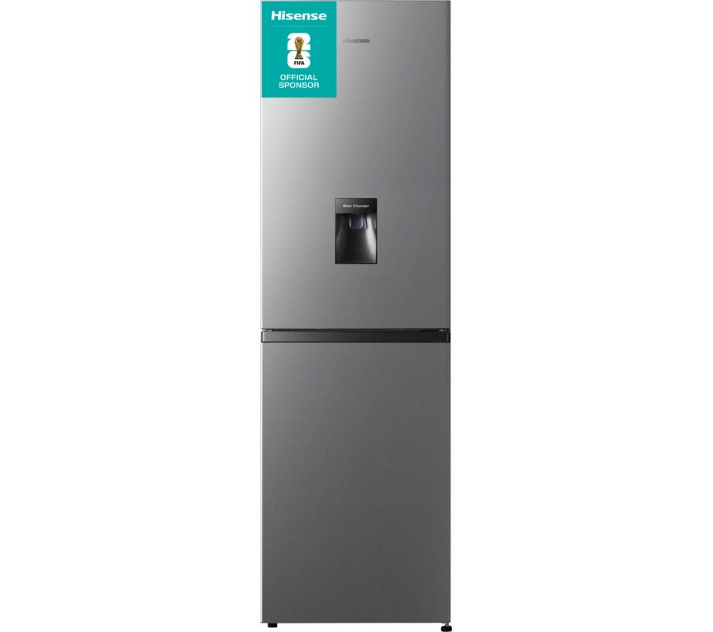 HISENSE RB327N4WCE 50/50 Fridge Freezer - Stainless Steel