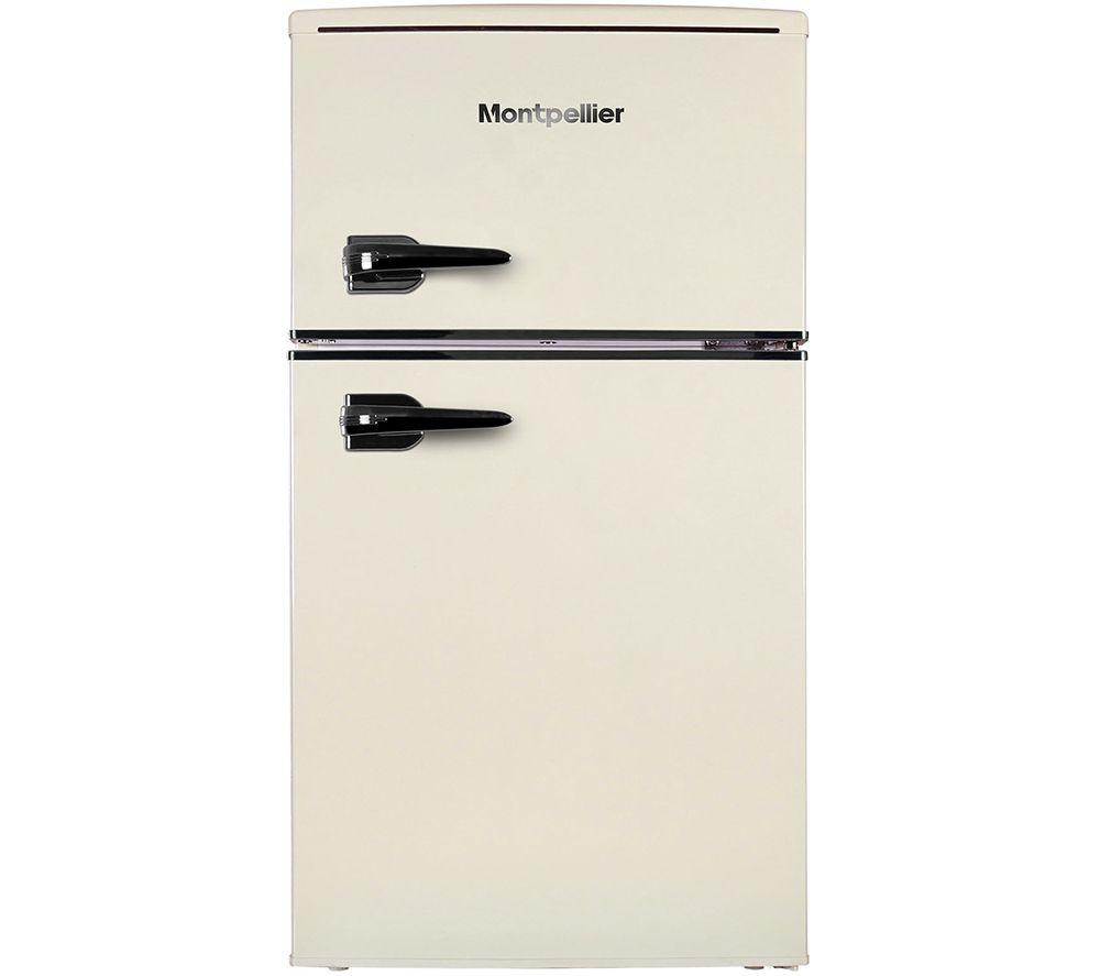 MONTPELLIER Retro MAB2035EC 80/20 Undercounter Fridge Freezer - Cream