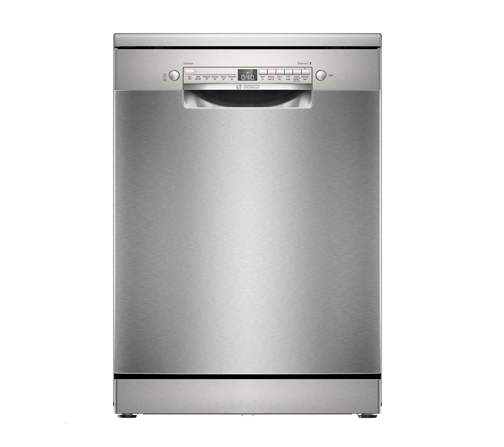 BOSCH Series 2 SMS2HVI67G Full-size WiFi-enabled Dishwasher - Stainless steel