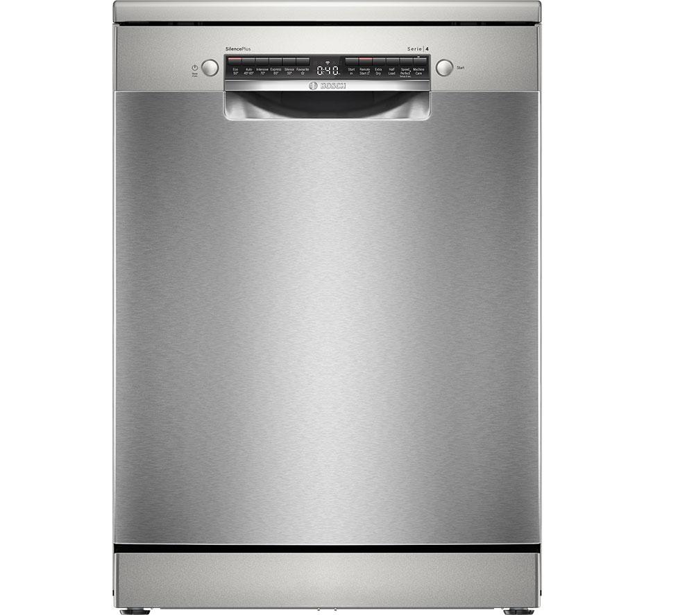 BOSCH Series 4 SMS4EMI06G Full-size WiFi-enabled Dishwasher - Stainless Steel