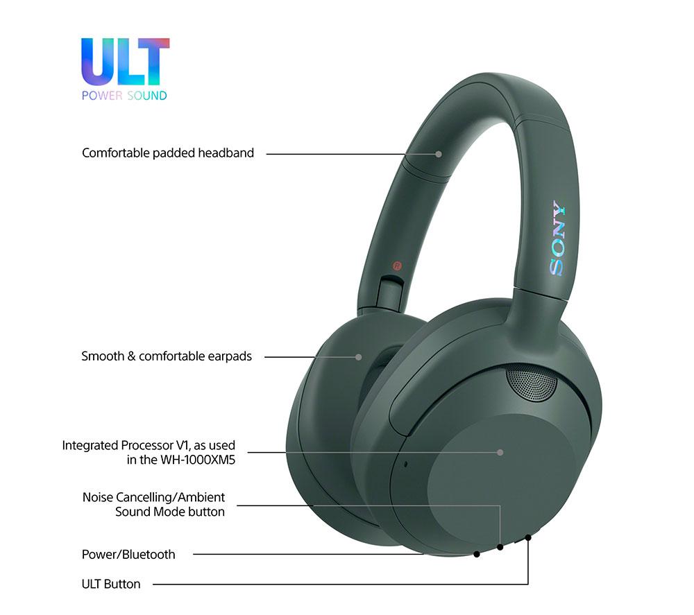 Buy SONY ULT Wear Wireless Bluetooth Noise-Cancelling Headphones