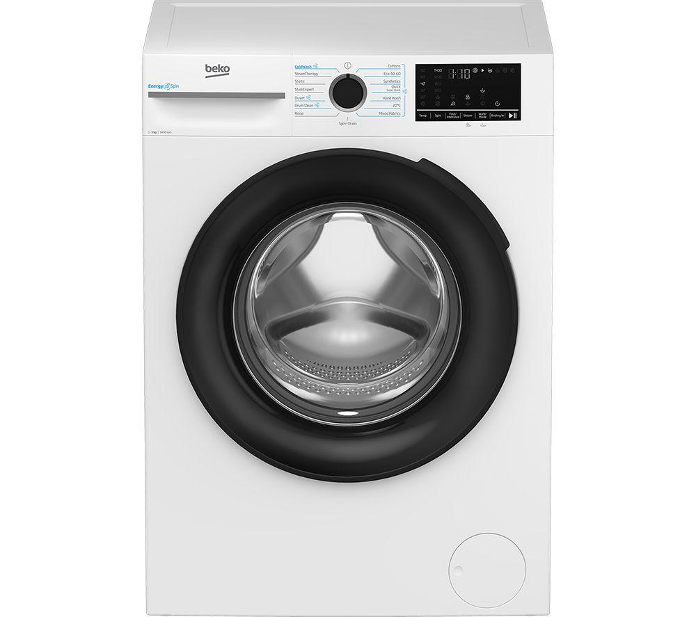 BEKO Pro EnergySpin IronFast BM3WT4941IW 9 kg 1400 Spin Washing Machine - White