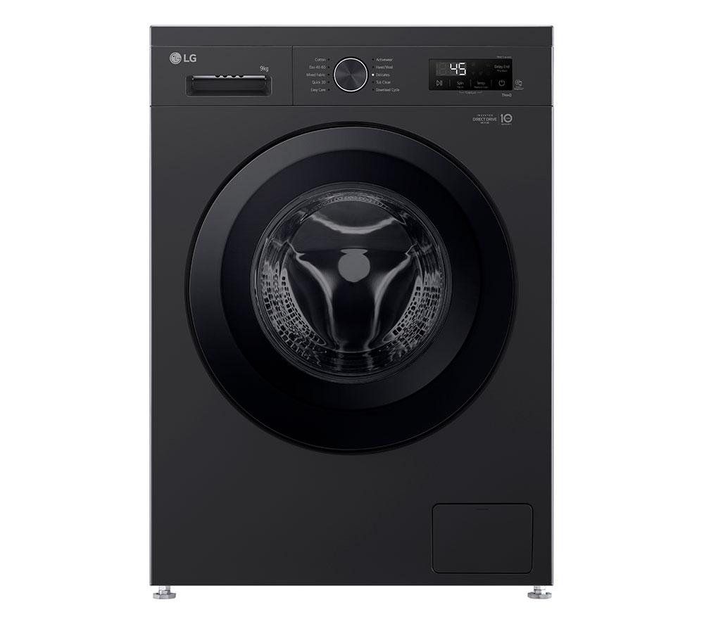 LG X10 Series Direct Drive F4X1009NNK WiFi-enabled 9 kg 1400 Spin Washing Machine - Onyx Black
