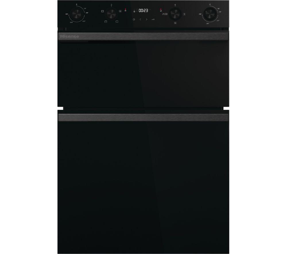 HISENSE Hi6 72/38L BID914221CDBG Electric Double Oven - Black
