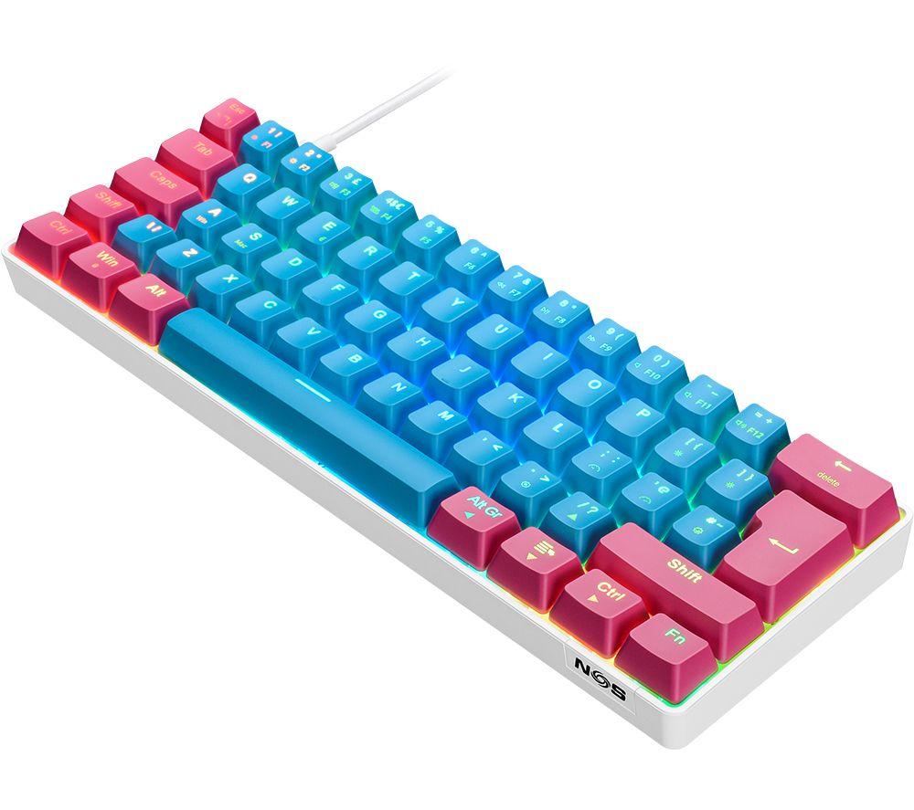 NOS C-450 Mini Pro RGB Mechanical Gaming Keyboard - Lollipop