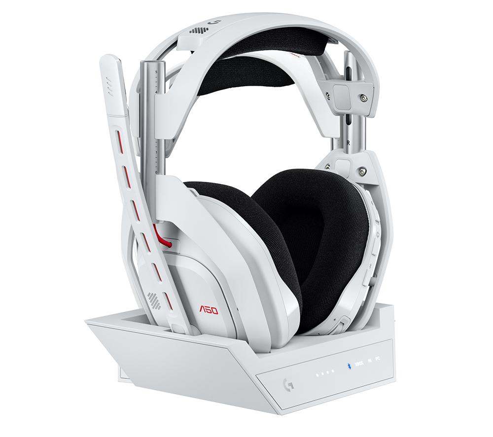 LOGITECH G Astro A50 X LIGHTSPEED Wireless Gaming Headset & Base Station - White