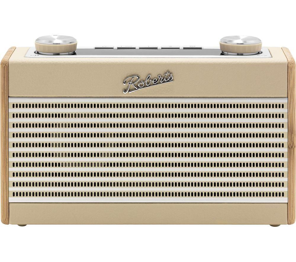 ROBERTS Rambler Uno Portable DAB+/FM Retro Bluetooth Radio - Pastel Cream