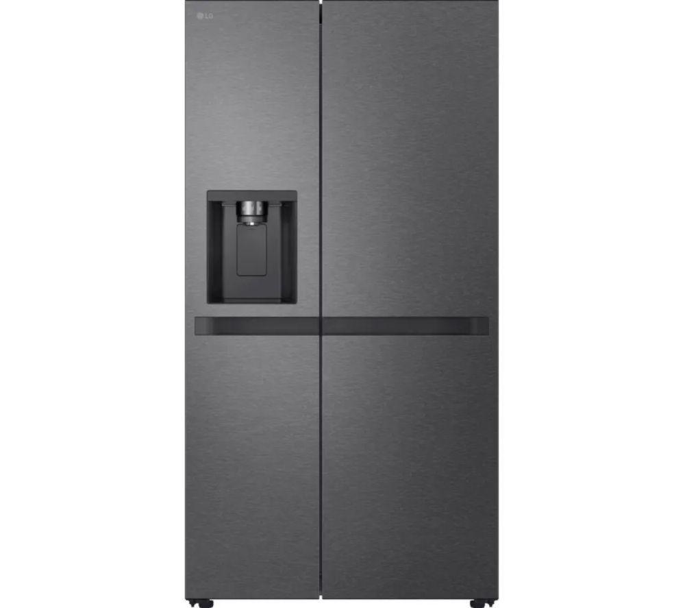 LG NatureFRESH GSLC41EPPE American-Style Fridge Freezer - Matte Black