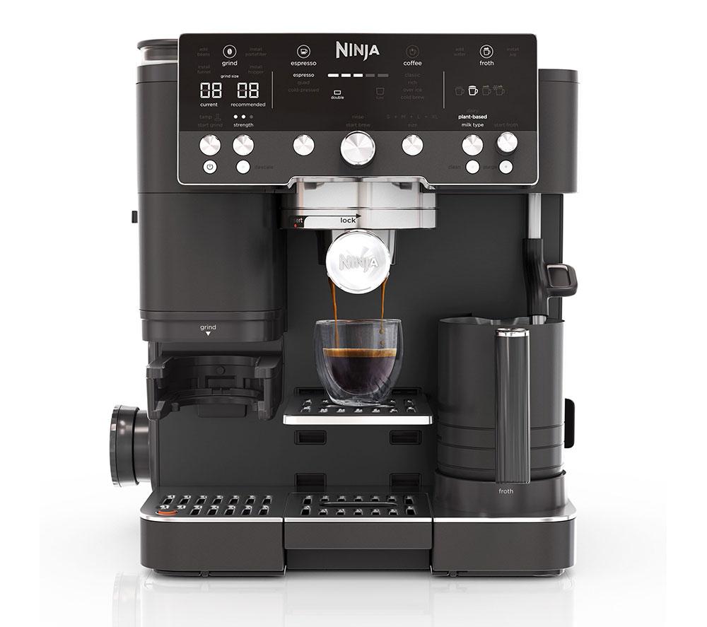 NINJA Luxe Cafe Premier Series ES601UKBK Bean to Cup Coffee Machine - Black