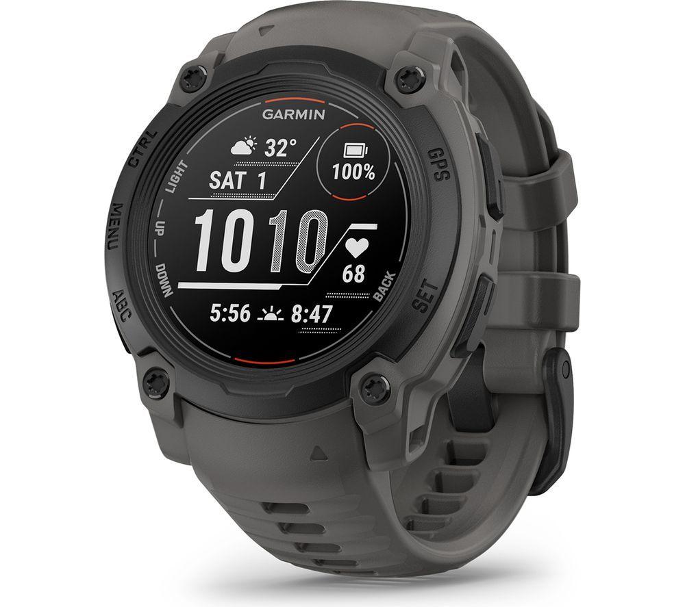 GARMIN Instinct E Smart Watch - 40 mm, Black with Charcoal Silicone Band