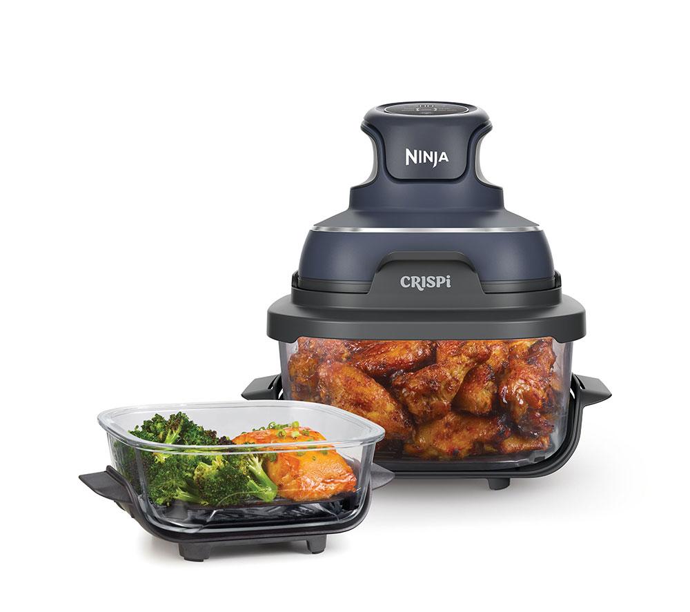 NINJA Crispi 4-in-1 Portable Glass Air Fryer - Cyberspace Blue