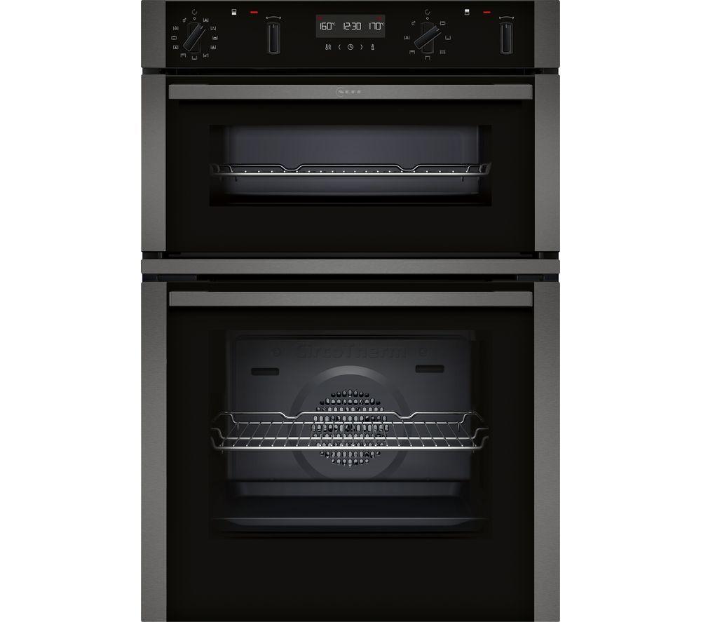 NEFF N50 U2ACH7AG7B Electric Double Smart Oven - Graphite