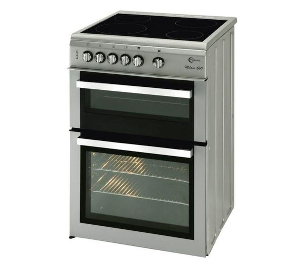 FLAVEL Milano ML61CDS Electric Ceramic Cooker - Silver & Chrome, Silver/Grey