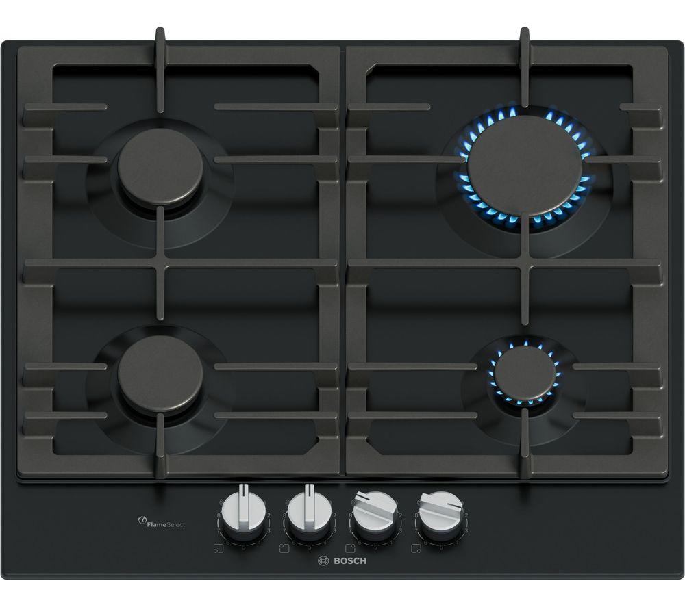 BOSCH Series 6 PCP6A6I90 60 cm Gas Hob - Black