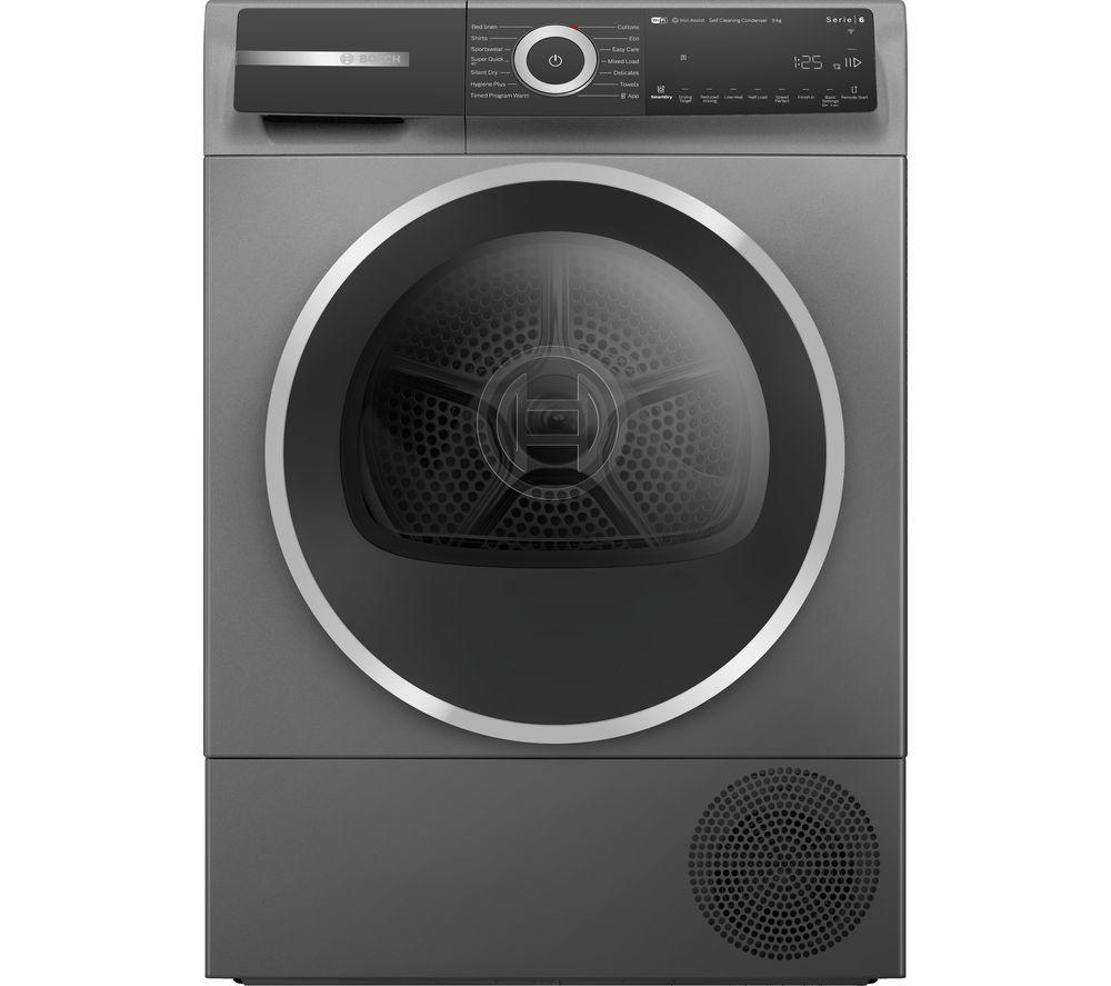 BOSCH Series 6 WQH246DRGB WiFi-enabled 9 kg Heat Pump Tumble Dryer - Grey