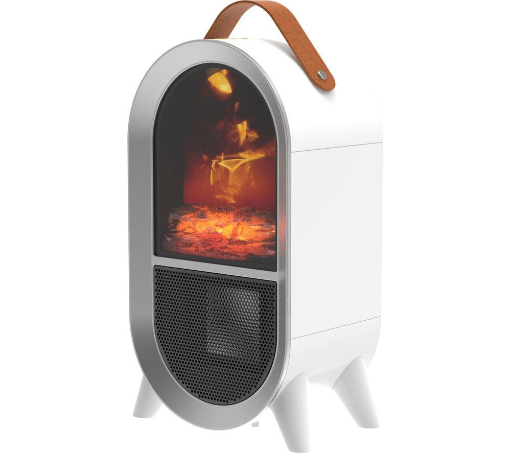 SMART AIR Glow Heat Portable Fan Heater - White