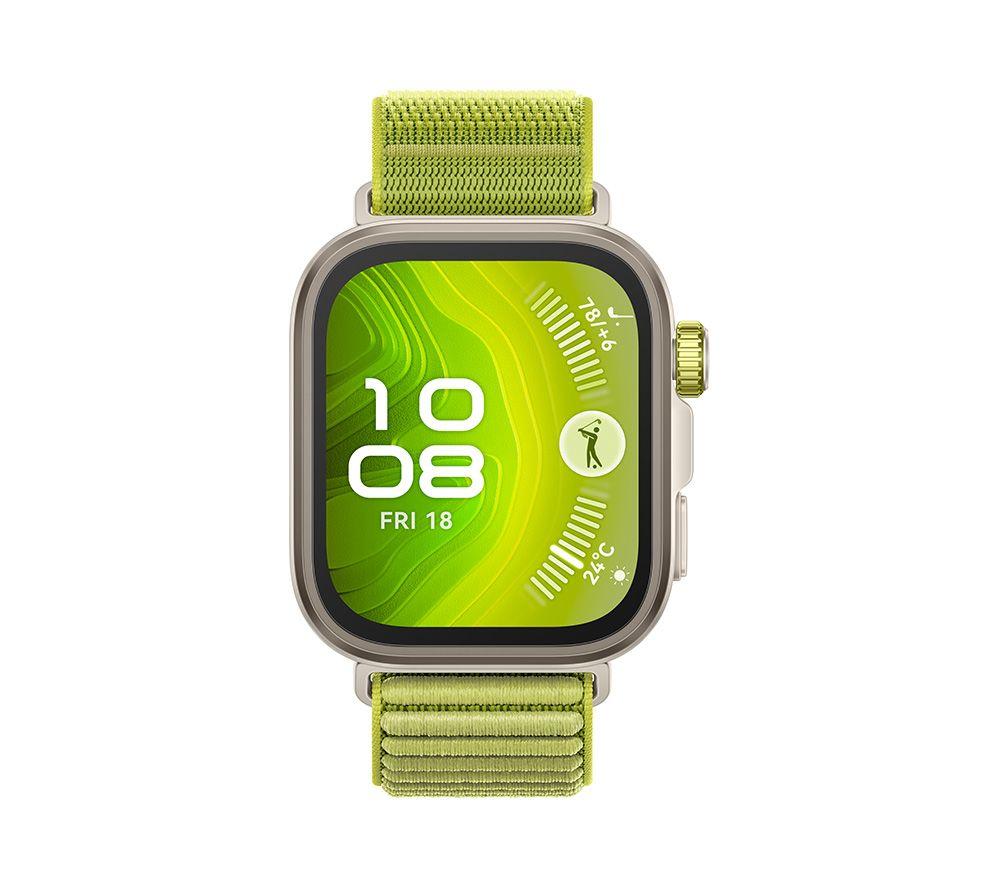 Buy HUAWEI Watch Fit 4 Pro - Titanium Green, Fluoroelastomer Strap