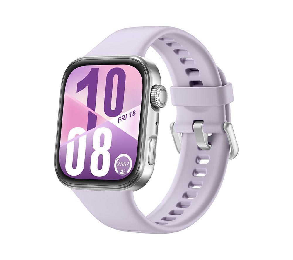 HUAWEI Watch Fit 4 - Aluminium Alloy, Purple Fluoroelastomer Strap