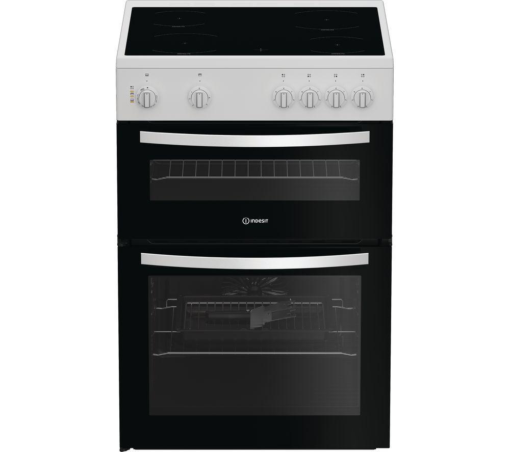 INDESIT ITE6VMW 60 cm Electric Ceramic Cooker - White