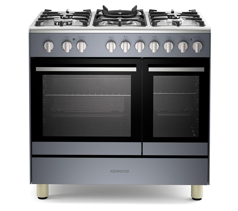 KENWOOD CK601G-SL 90 cm Gas Range Cooker   Slate Grey & Chrome