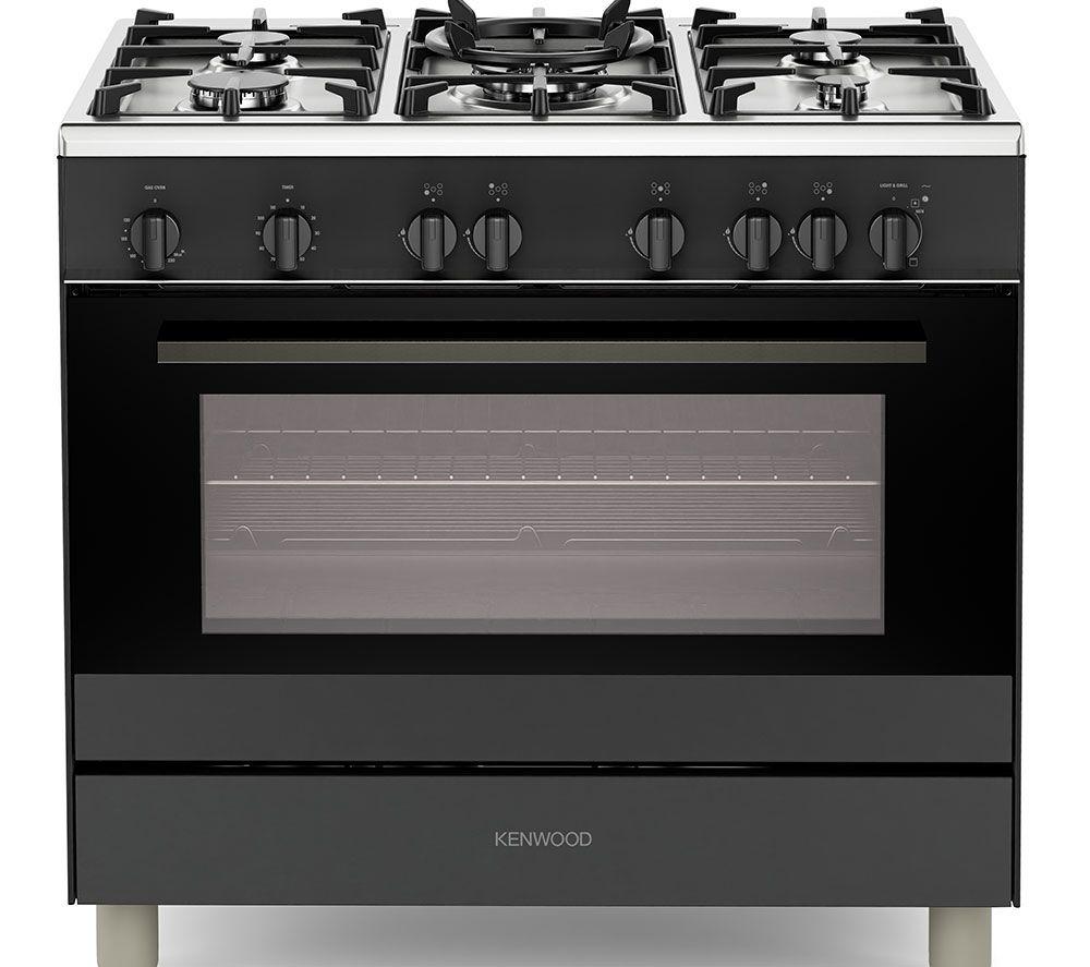 KENWOOD CK501G 90 cm Gas Range Cooker - Matt Black