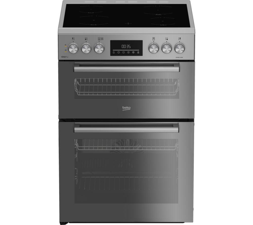 BEKO AeroPerfect FDCA6732CM 60 cm Electric Ceramic Cooker - Silver