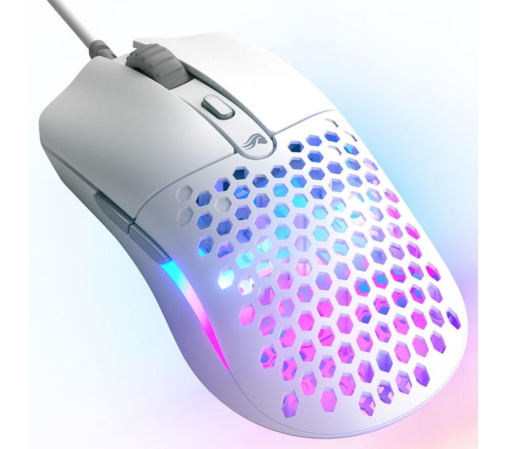 GLORIOUS Model O Eternal RGB Optical Gaming Mouse - White