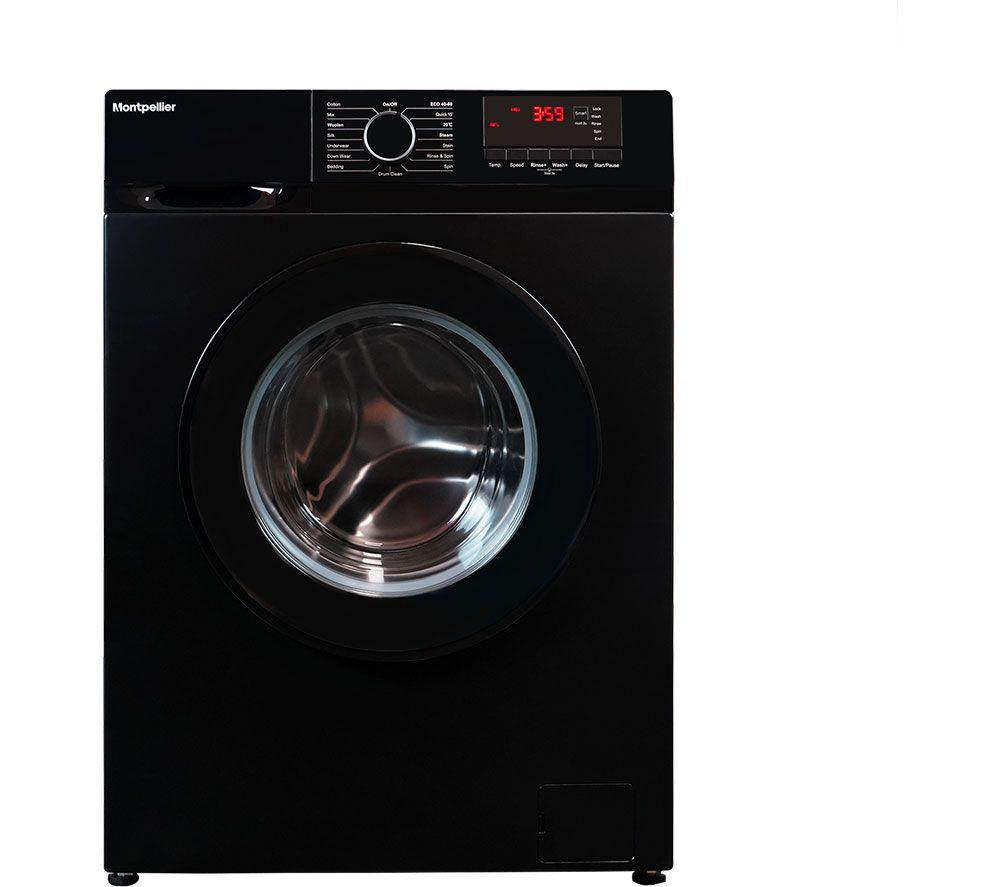 MONTPELLIE MDAWM1014K 10 kg 1400 Spin Washing Machine - Black