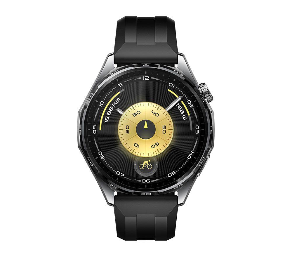 HUAWEI Watch GT 6 - Black with Fluoroelastomer Strap, 46 mm