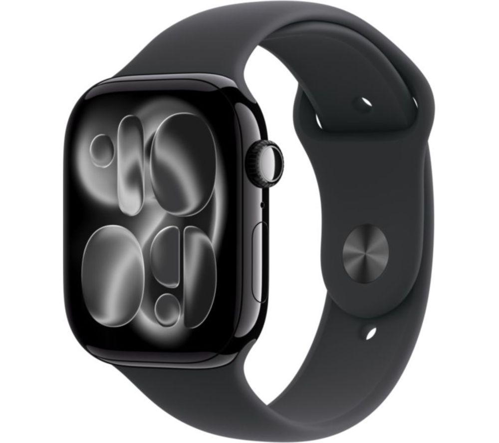 APPLE Watch Series 11 - 46 mm Jet Black Aluminium Case with Black Sport Band, M/L